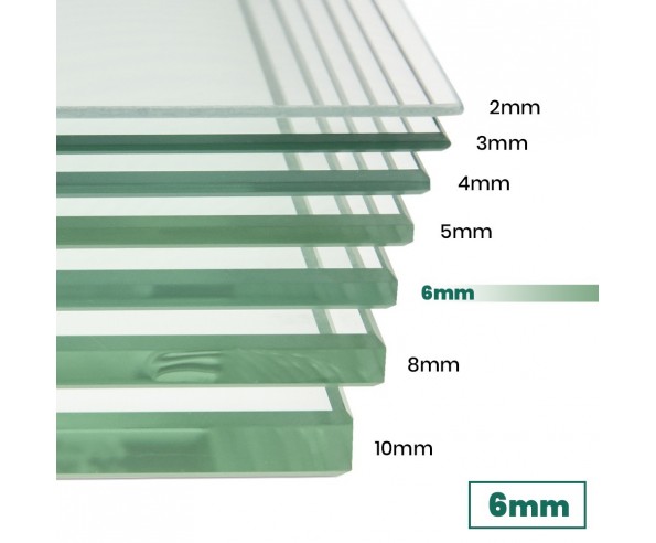 VIDRIO TRANSPARENTE 6 MM