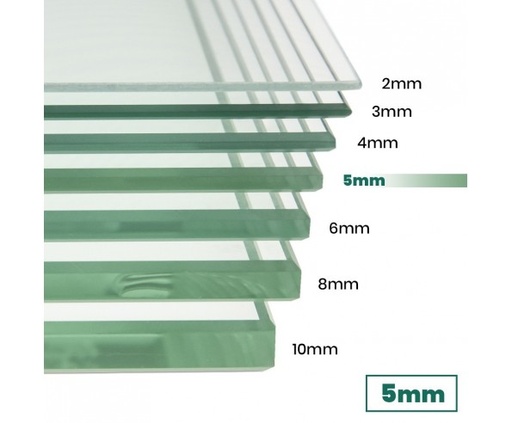 VIDRIO TRANSPARENTE 5 MM