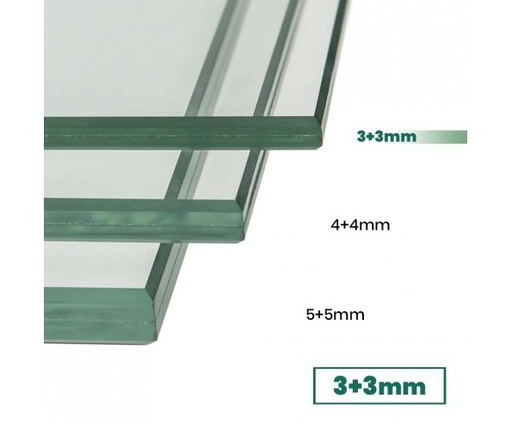 VIDRIO LAMINADO 3 + 3